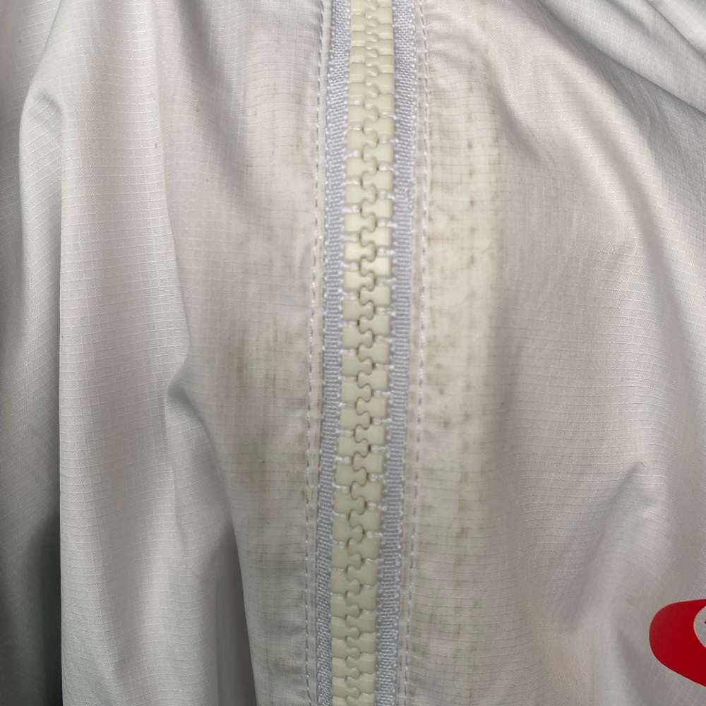Nike Teal Black White Windbreaker with Red Accents - Picture 5 of 5
